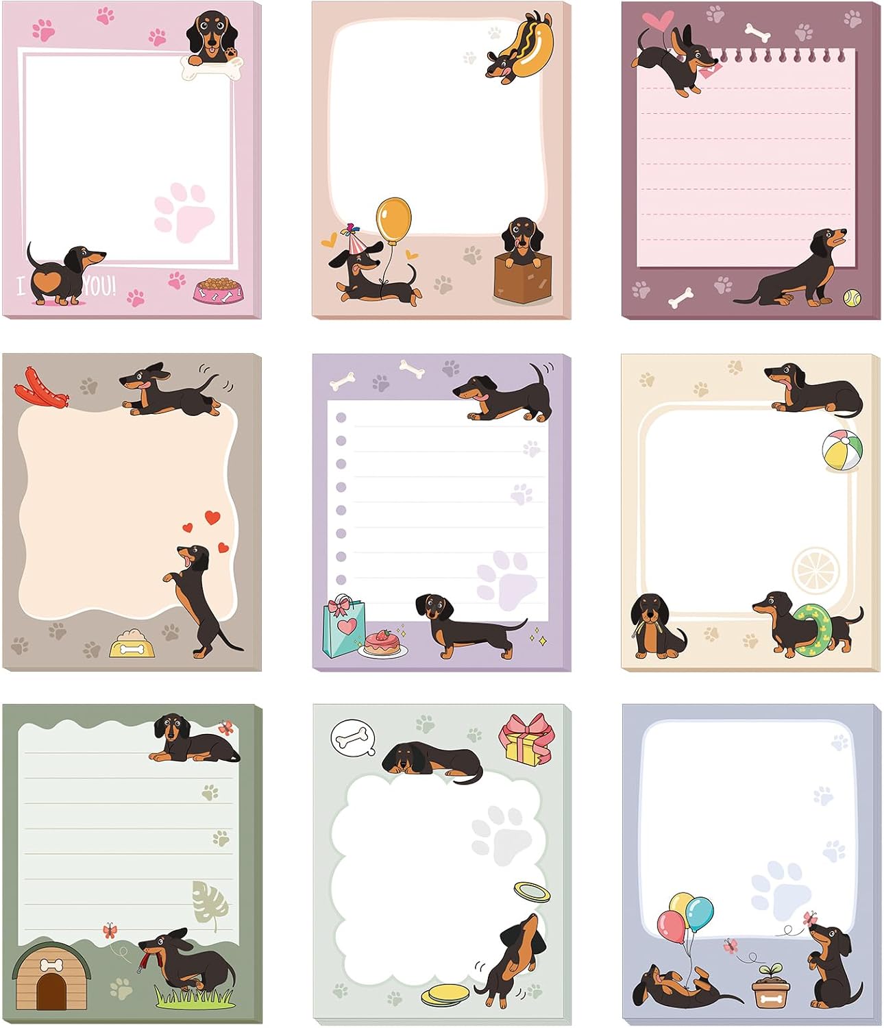 Dachshund Dog Sticky Notes