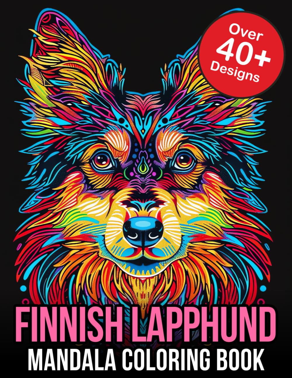 Finnish Lapphund Dog Coloring Book