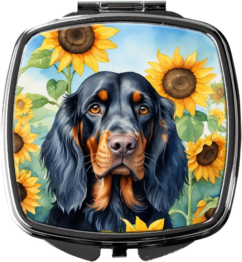 Gordon Setter Dog Compact Mirror