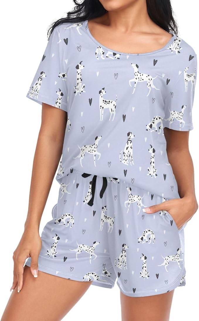 Dalmatian Dog Womens Pajamas