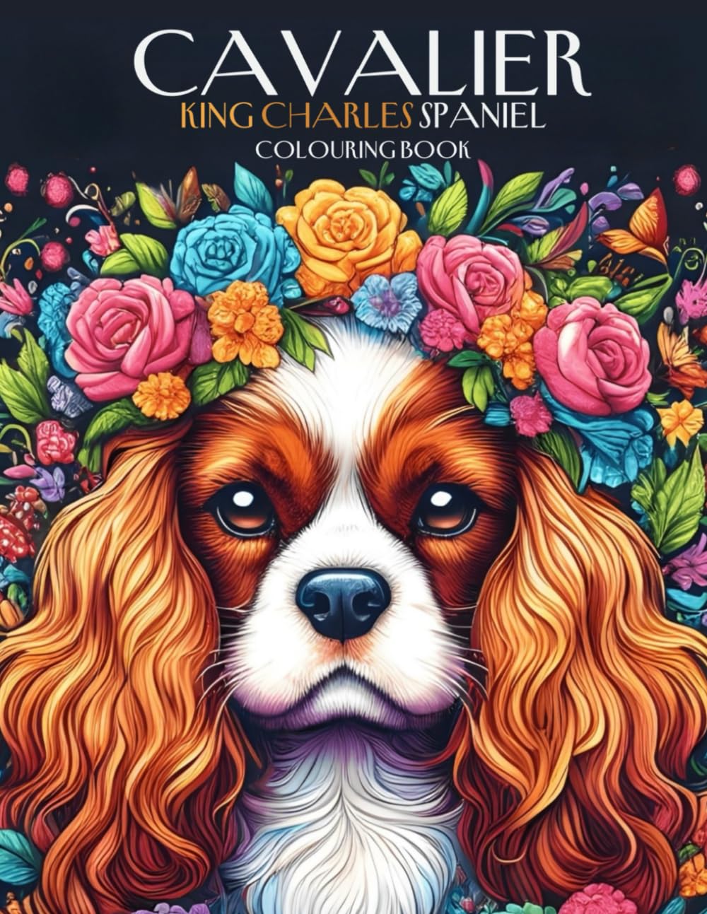 Cavalier King Charles Spaniel  Coloring Book