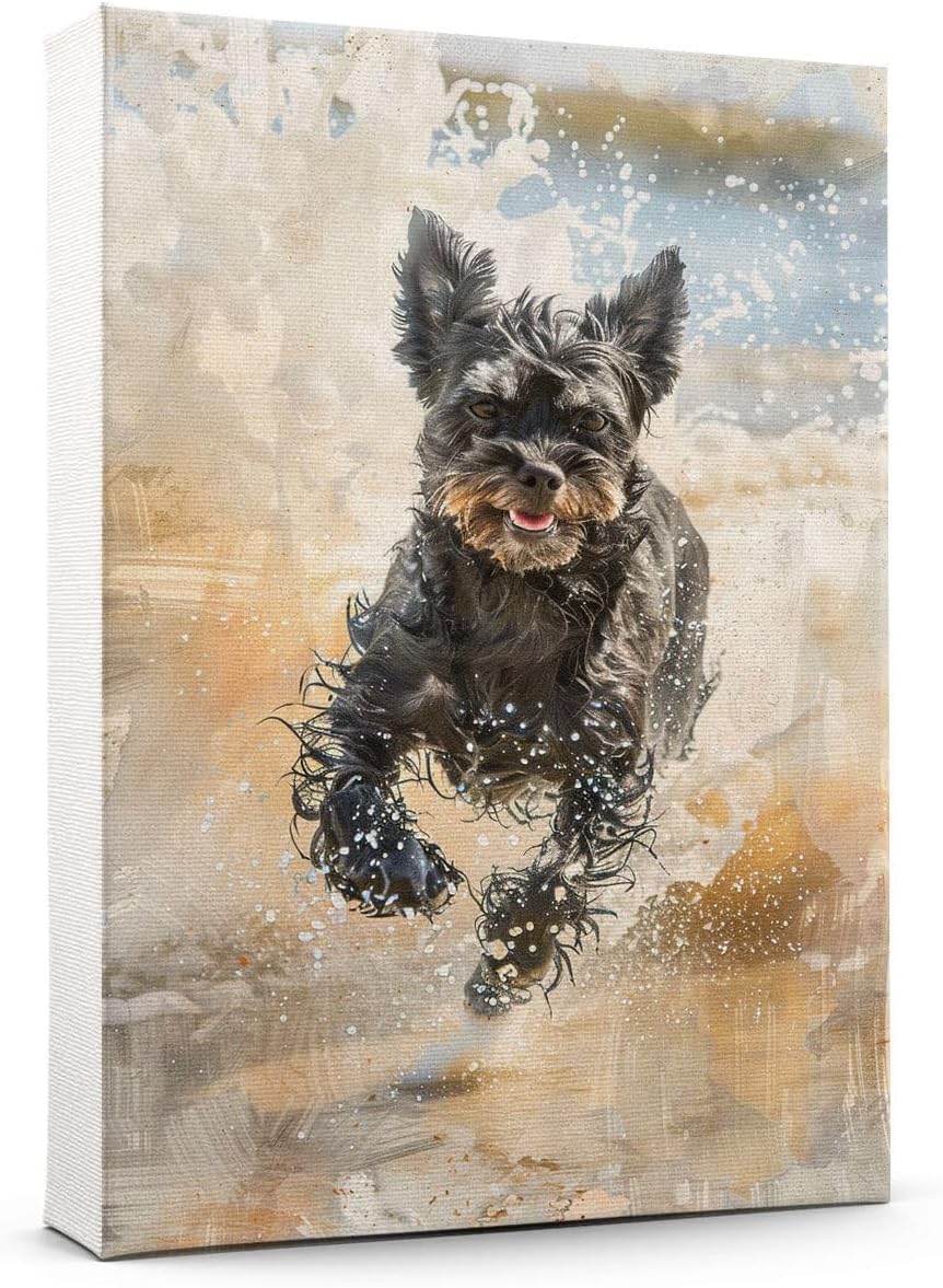 Affenpinscher Dog Canvas Wall Art