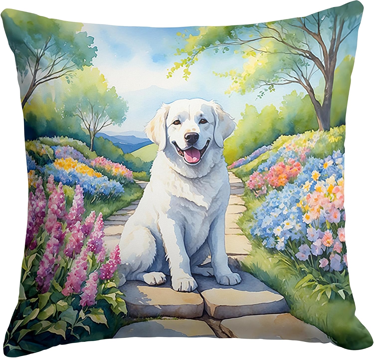 Kuvasz Throw Pillow