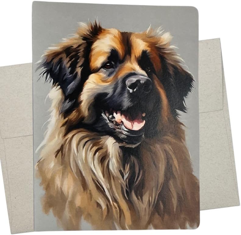 Leonberger Dog Greeting Card
