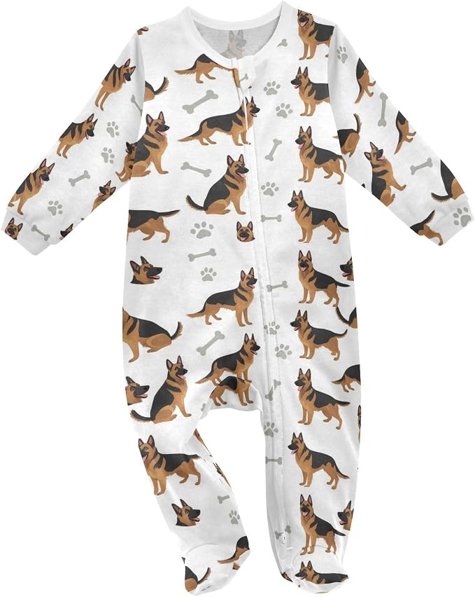 German Shepherd Dog Baby Pajamas