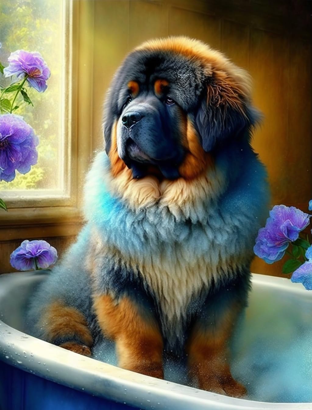 Tibetan Mastiff Painting Kit