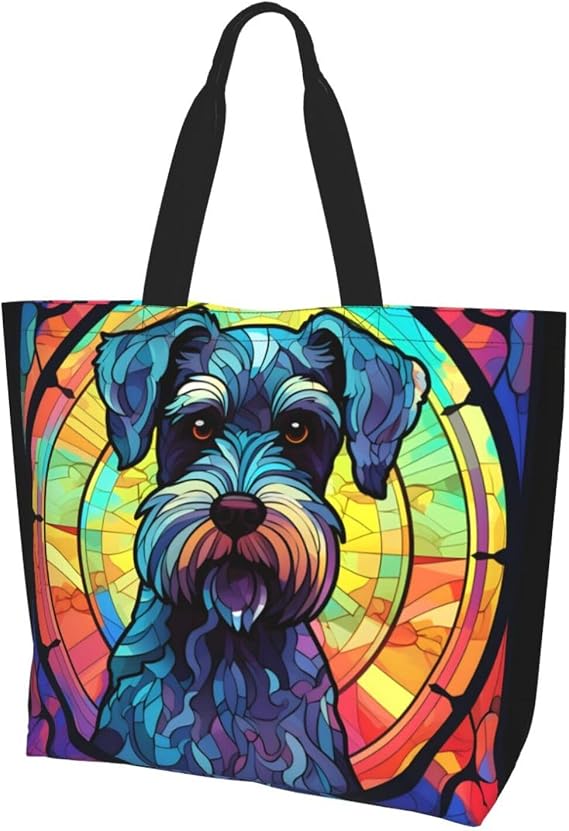 Schnauzer Dog Tote Bag