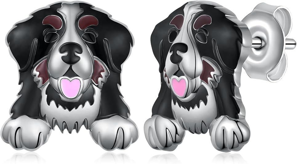 Bernese Mountain Dog Earrings