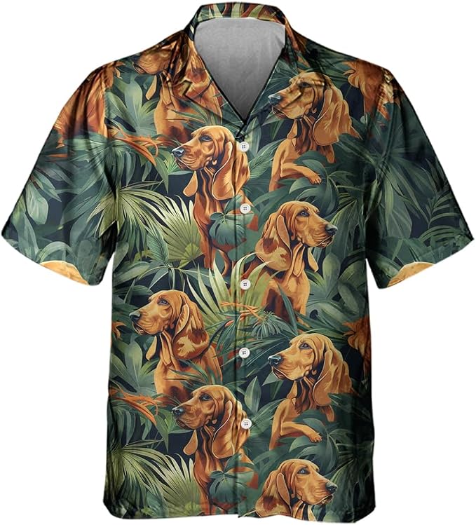 Bloodhound Dog&nbsp;Hawaiian Shirt for Men