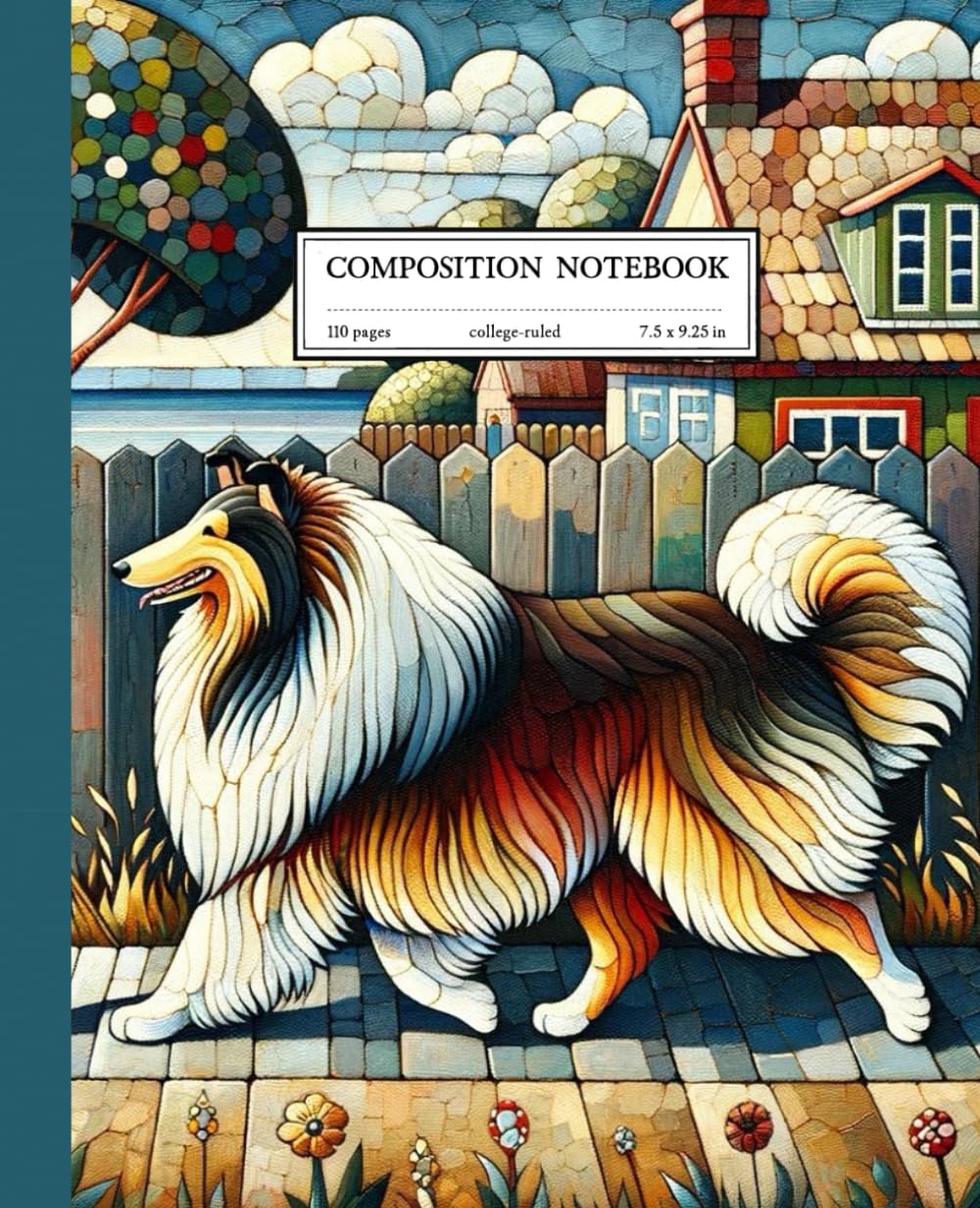 Rough Collie Composition Notebook