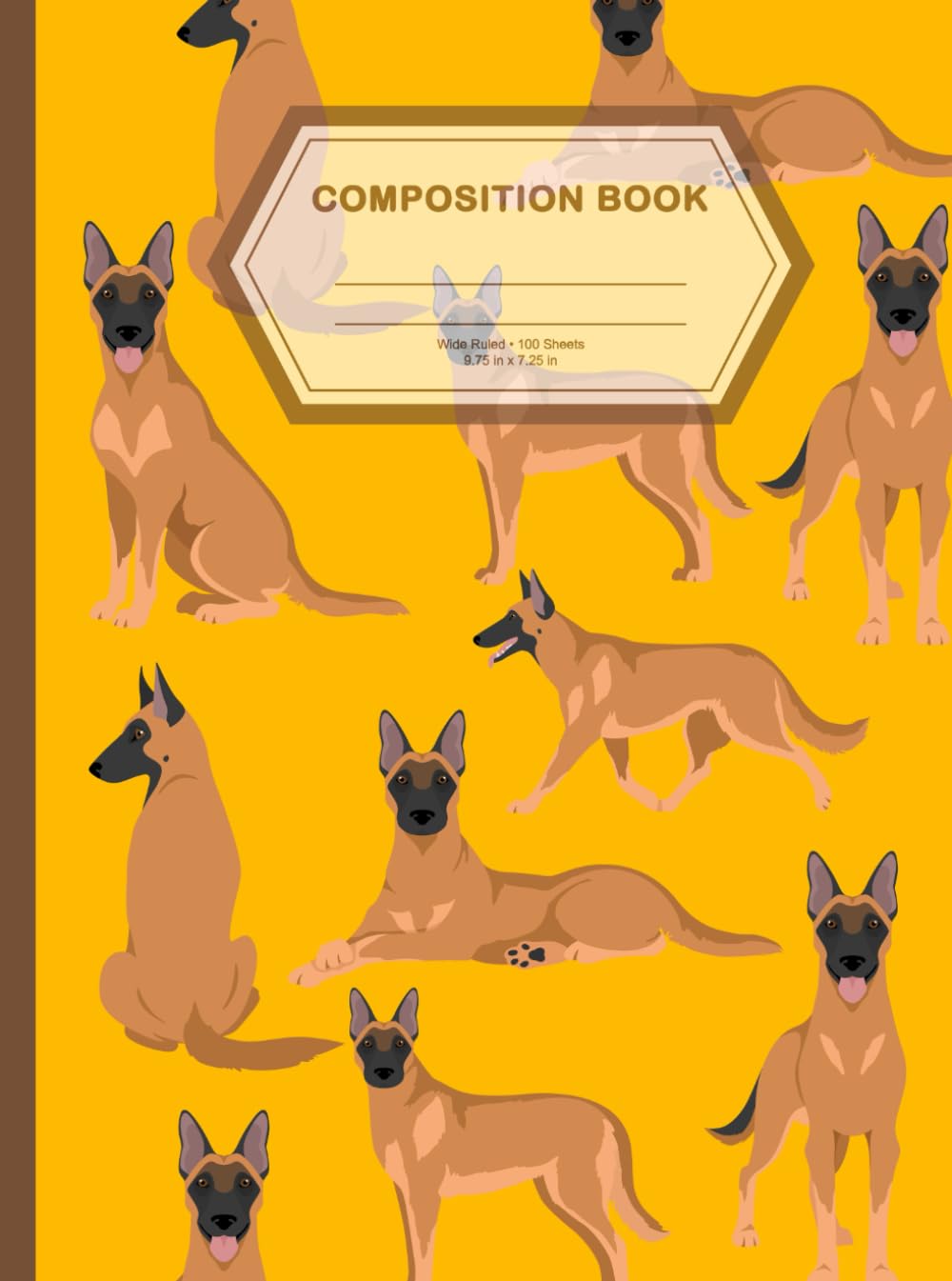 Belgian Malinois Composition Notebook