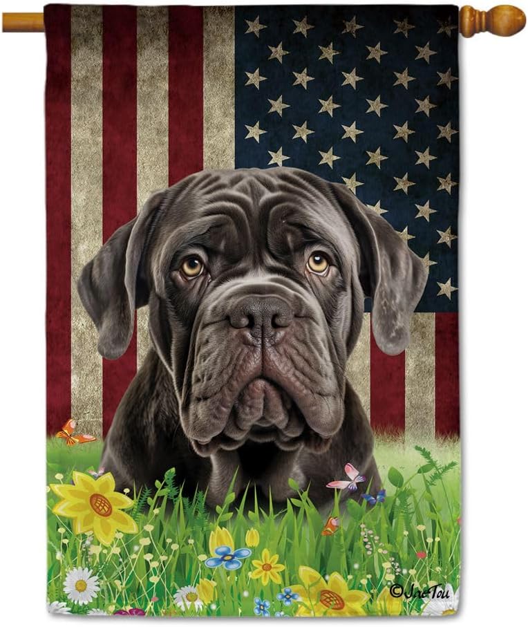 Neopolitan Mastiff Dog Décor Garden Flag