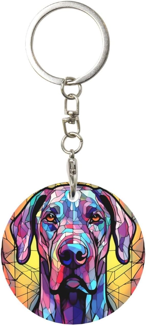 Great Dane Dog Keychain