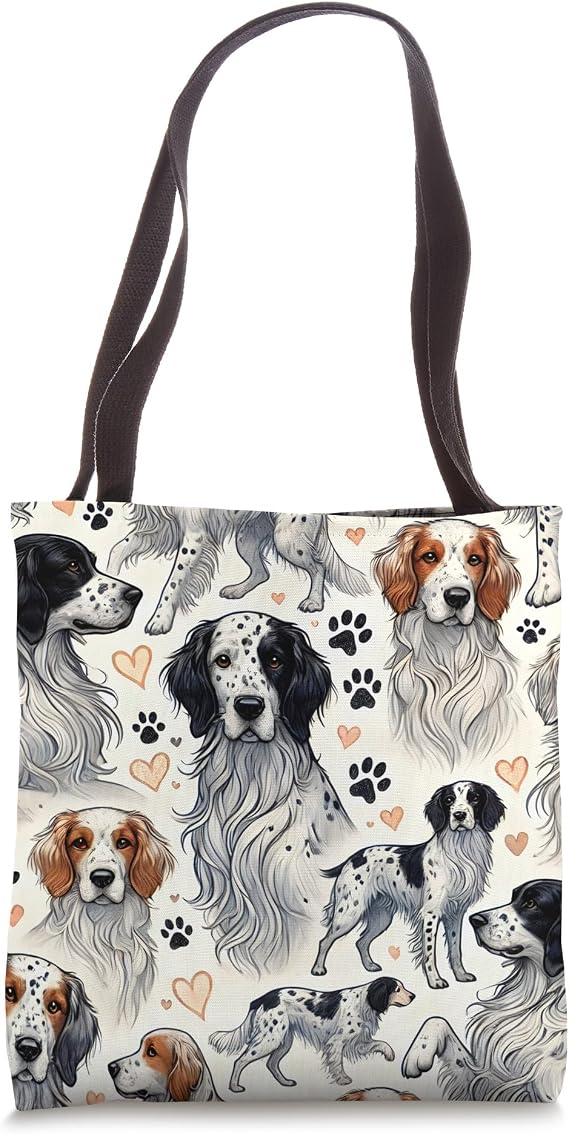 English Setter Dog Tote Bag