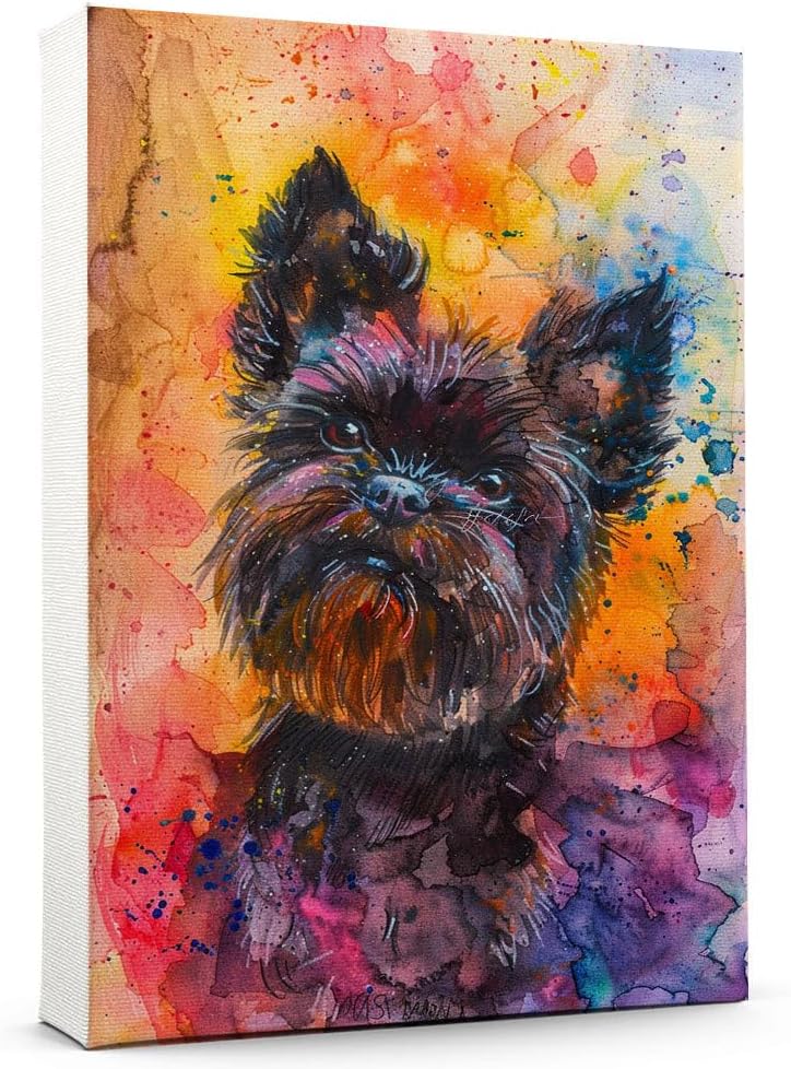 Affenpinscher Dog Wall Art Farmhouse Decor Poster Printed