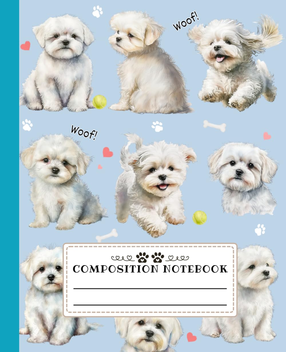 Maltese Dog Notebook