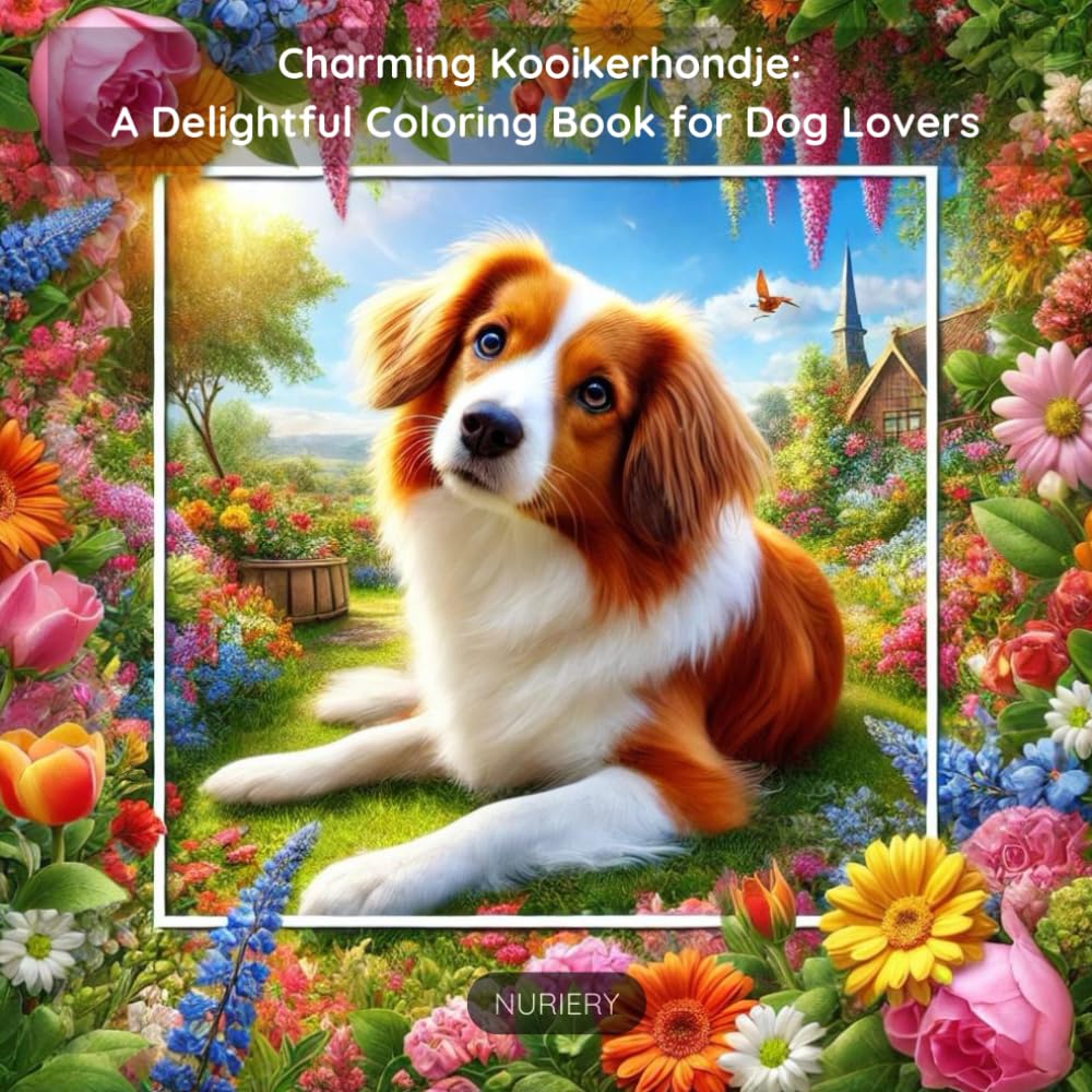 Kooikerhondje Dog Coloring Book
