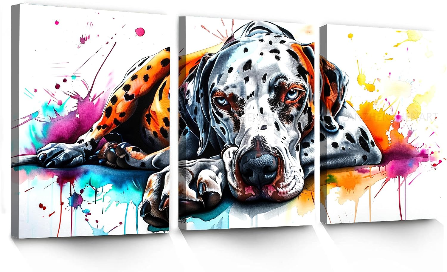 Dalmatian Dog Canvas Wall Art