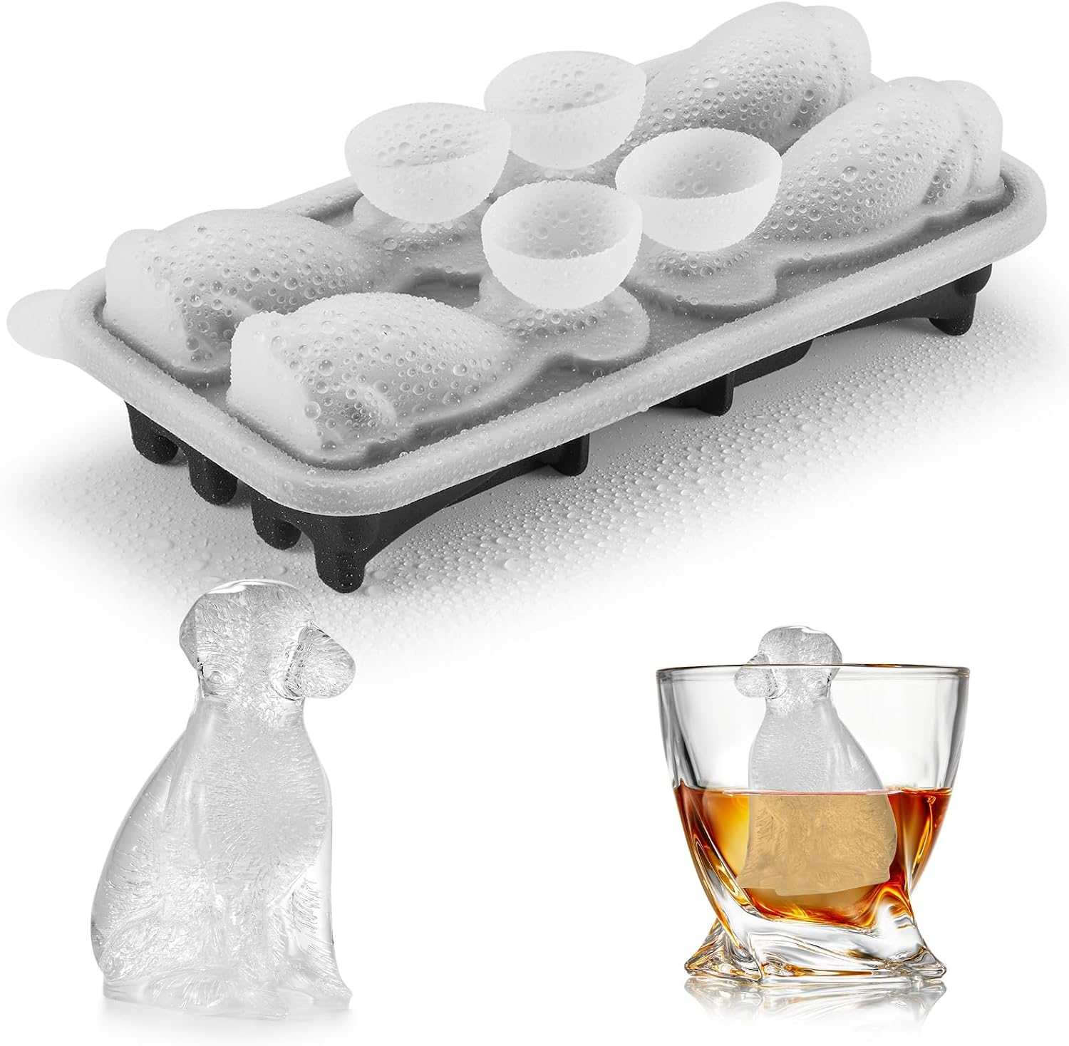 Golden Retriever Dog Ice Cube Tray
