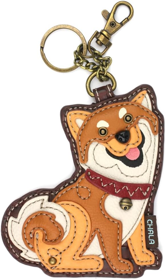 Shiba Inu Dog Keychain or Zipper Pull