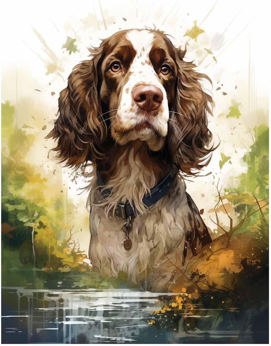 Springer Spaniel Dog Poster