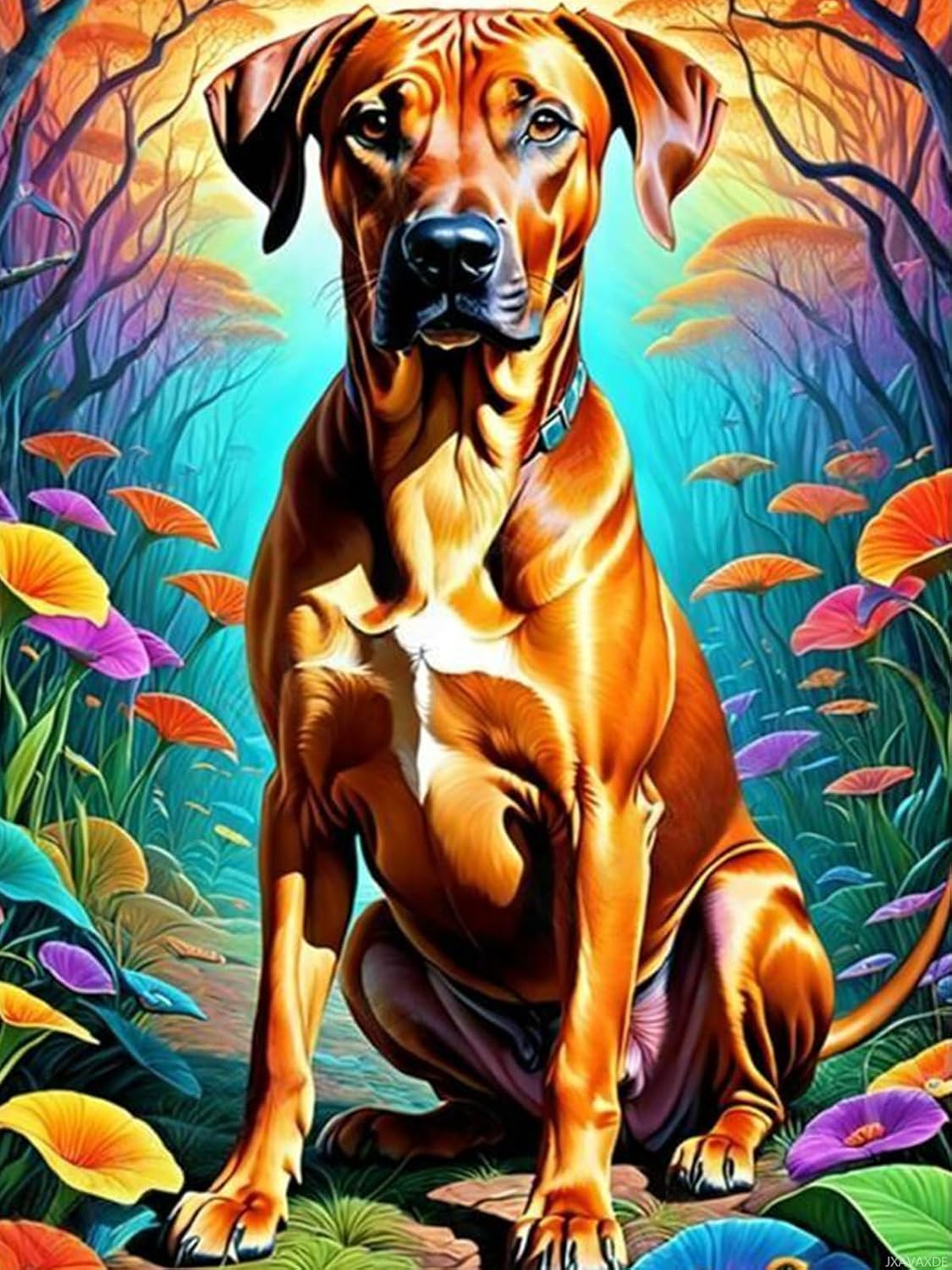 Rhodesian Ridgeback Dog Painting Kit