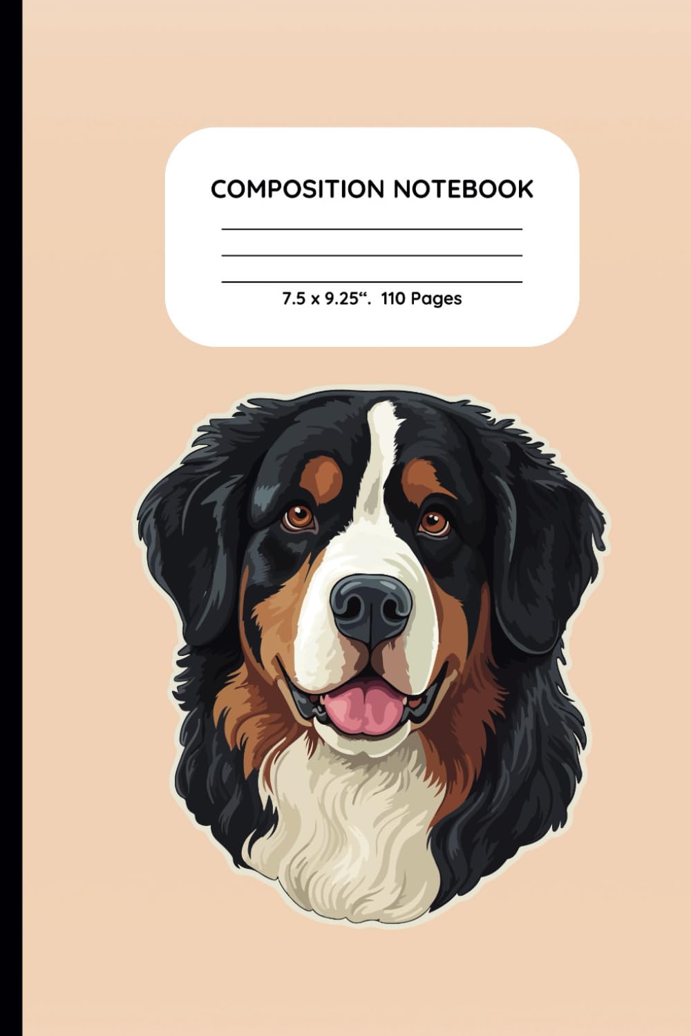 Bernese Mountain Dog composition notebook