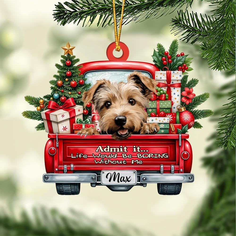 Glen of Imaal Terrier Dog Christmas Ornament