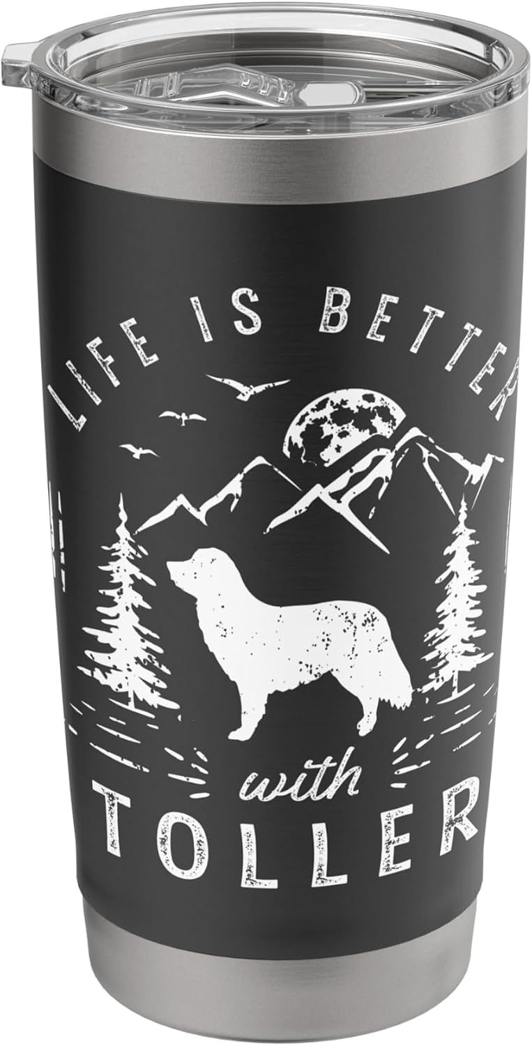 Life is Better with a Toller Travel Mug