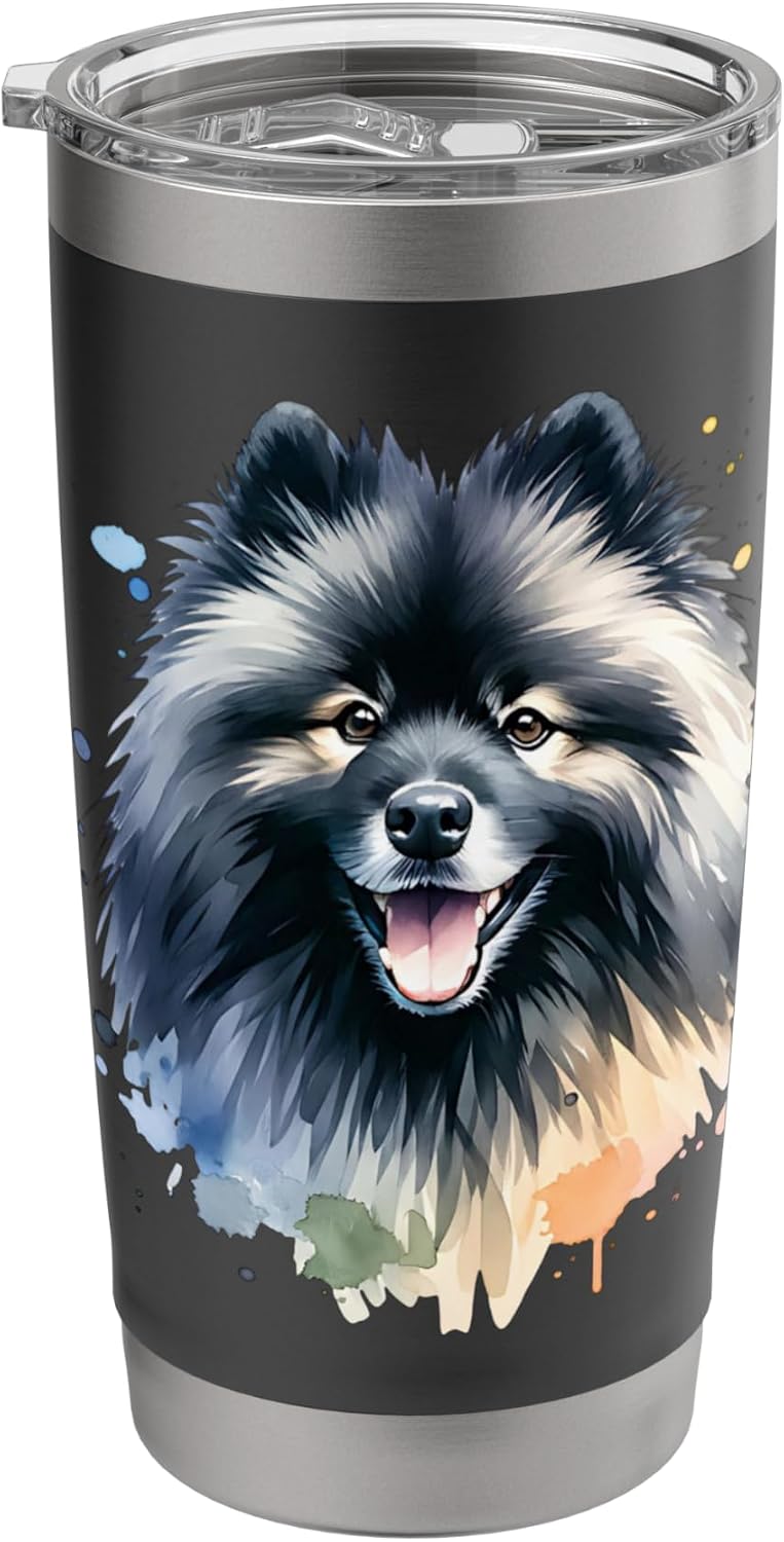 Keeshond Dog Steel Insulated Tumbler