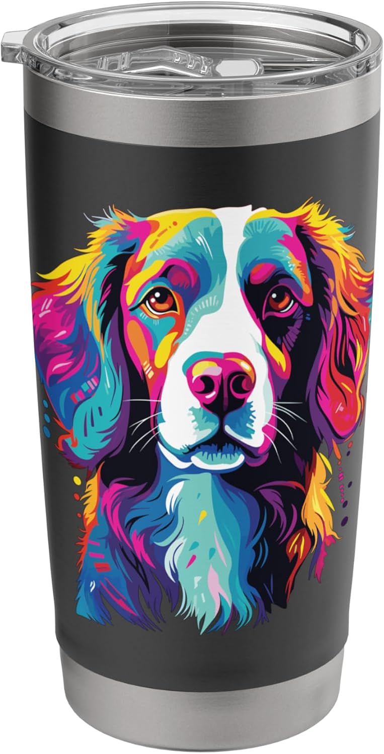 Brittany Spaniel Dog Tumbler