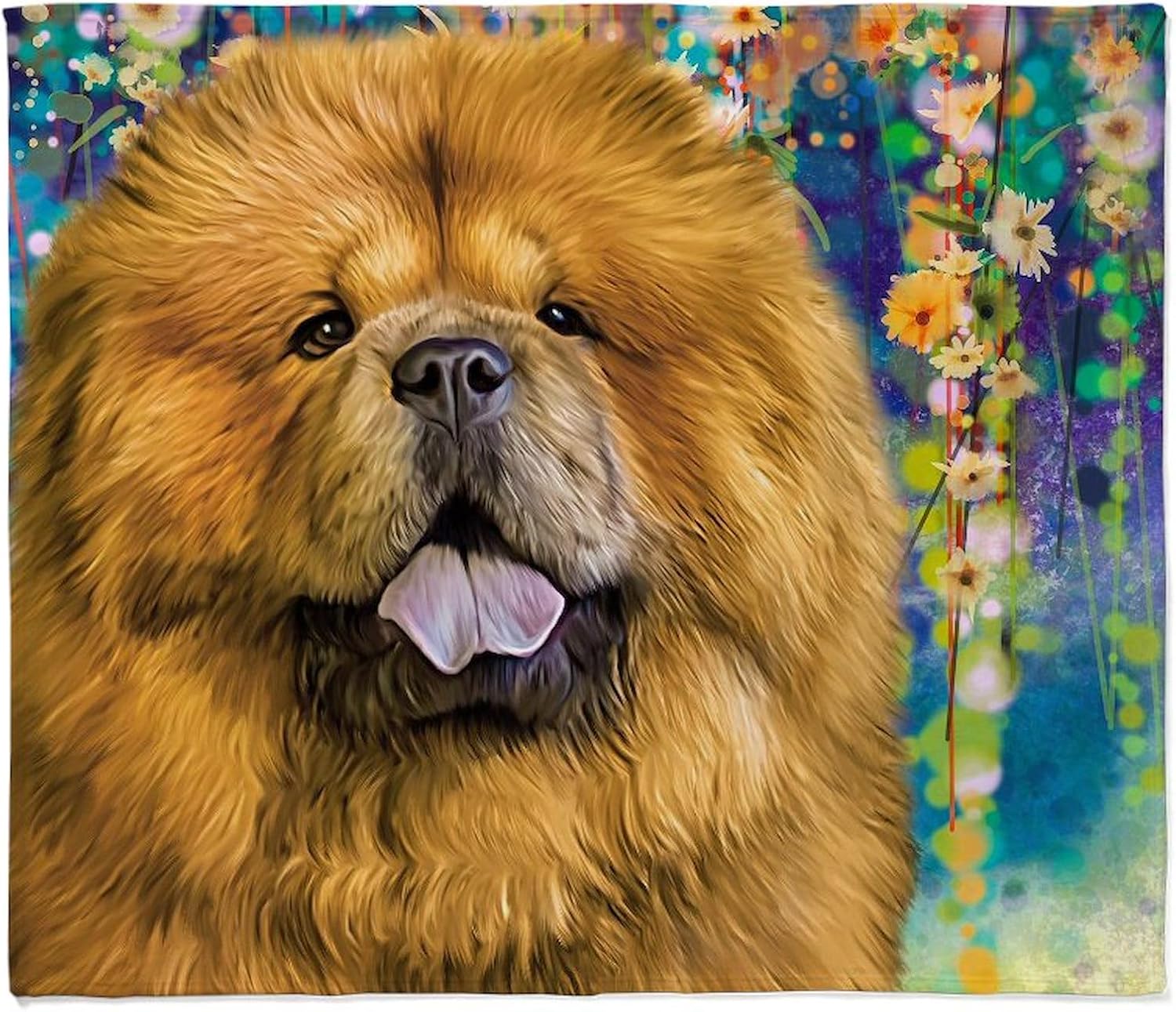 Chow Chow Throw Blanket