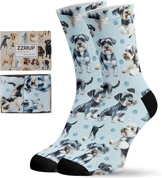 Schnauzer Dog Socks