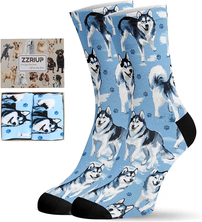 Siberian Husky Dog Socks