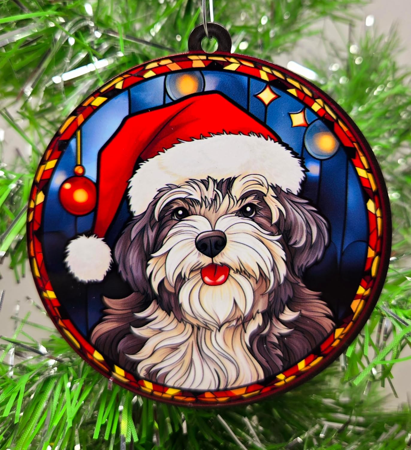 Havanese Dog Christmas Ornament