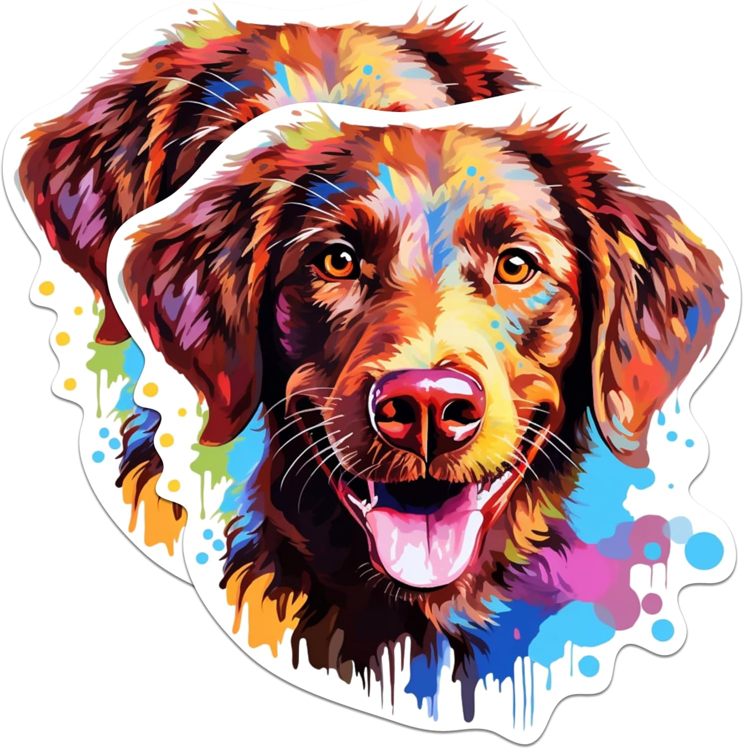 Chesapeake Bay Retriever Dog Vinyl Decal Stickers