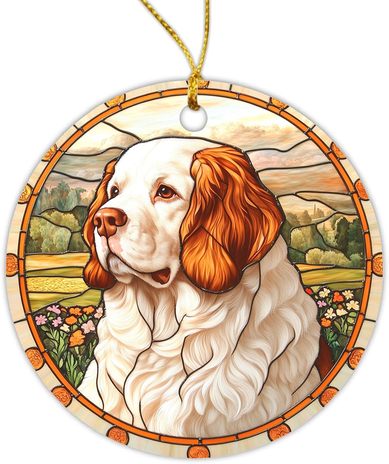 Clumber Spaniel Dog Christmas Ornament