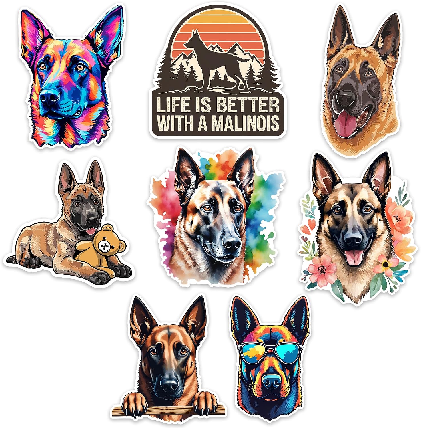 Belgian Malinois Dog Sticker