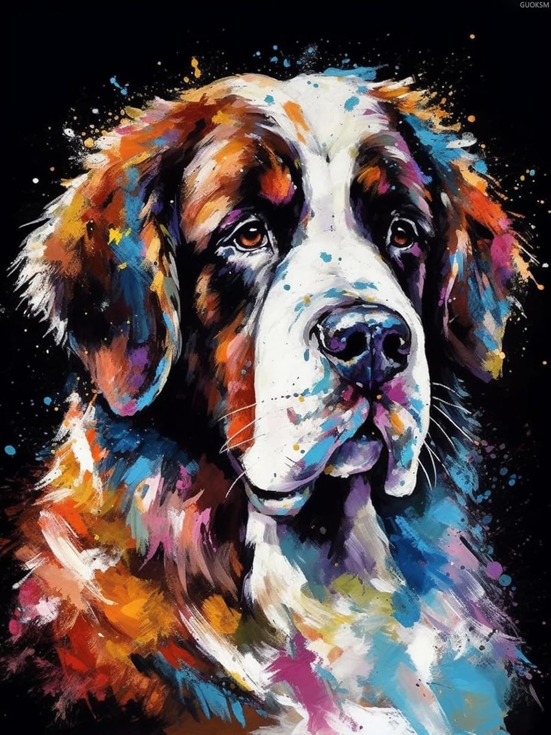 St Bernard Dog Painting Kit
