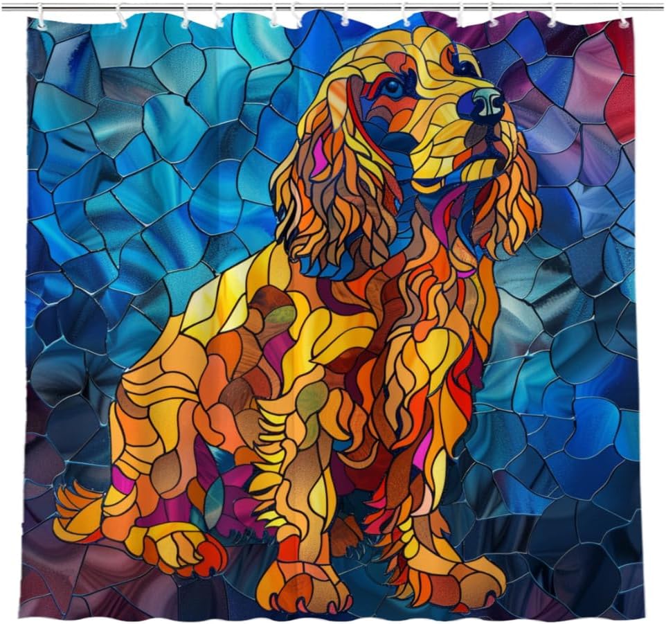 Cocker Spaniel Dog Shower Curtain