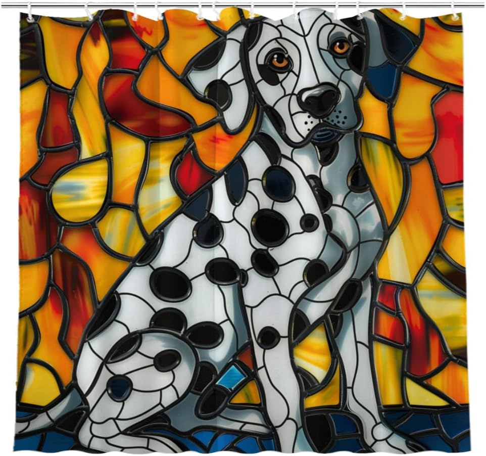 Dalmatian Dog Shower Curtain