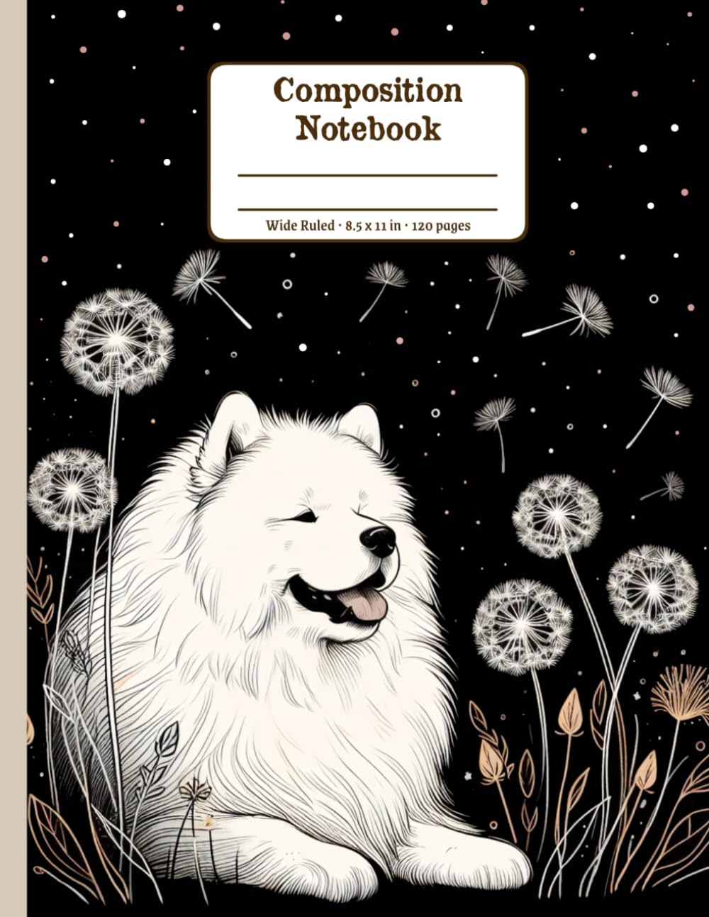 Samoyed Dog Composition Notebook