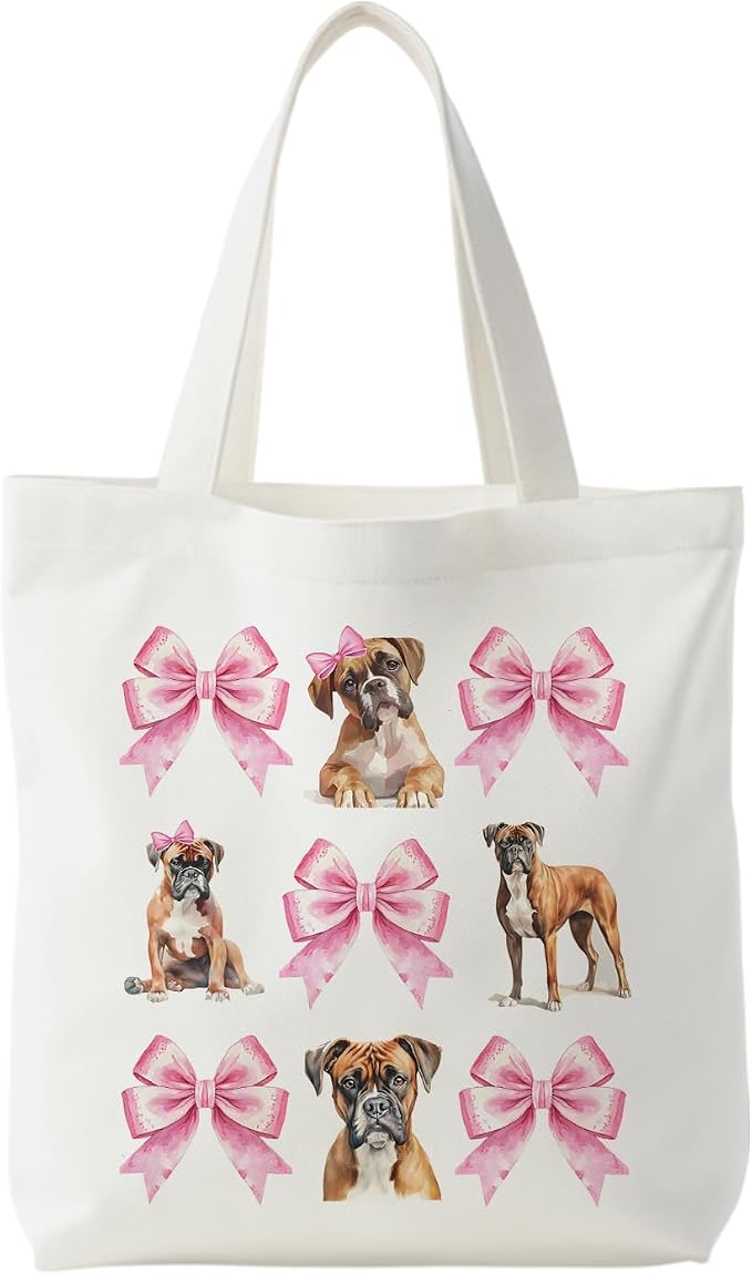 Boxer Dog Tote Bag