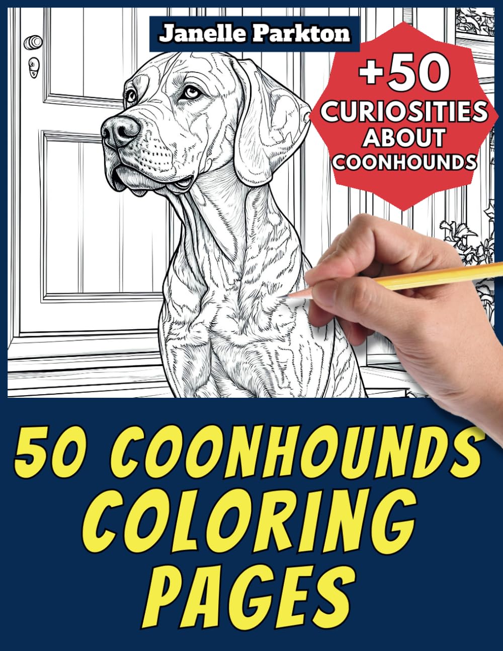 Coonhound Dog Coloring Pages