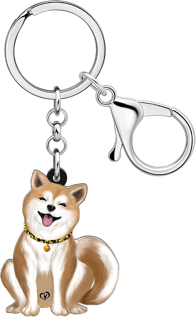 Shiba Inu Dog Keychain