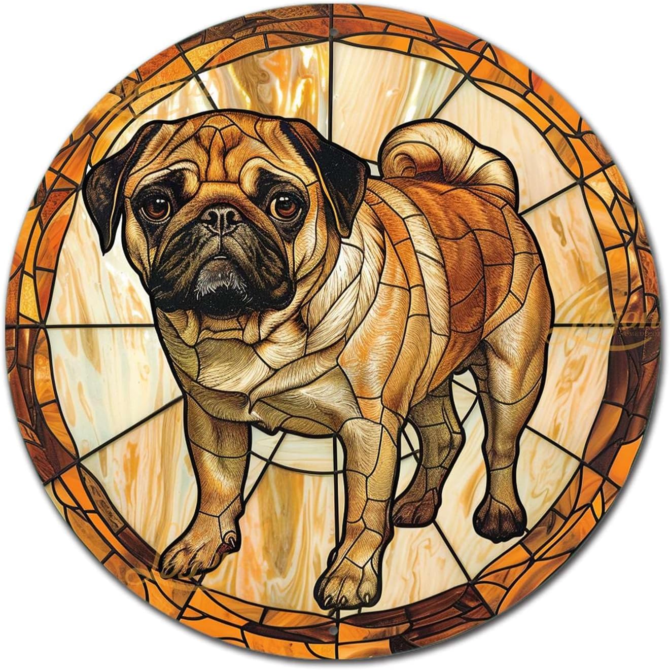 Pug Dog Tin Soil