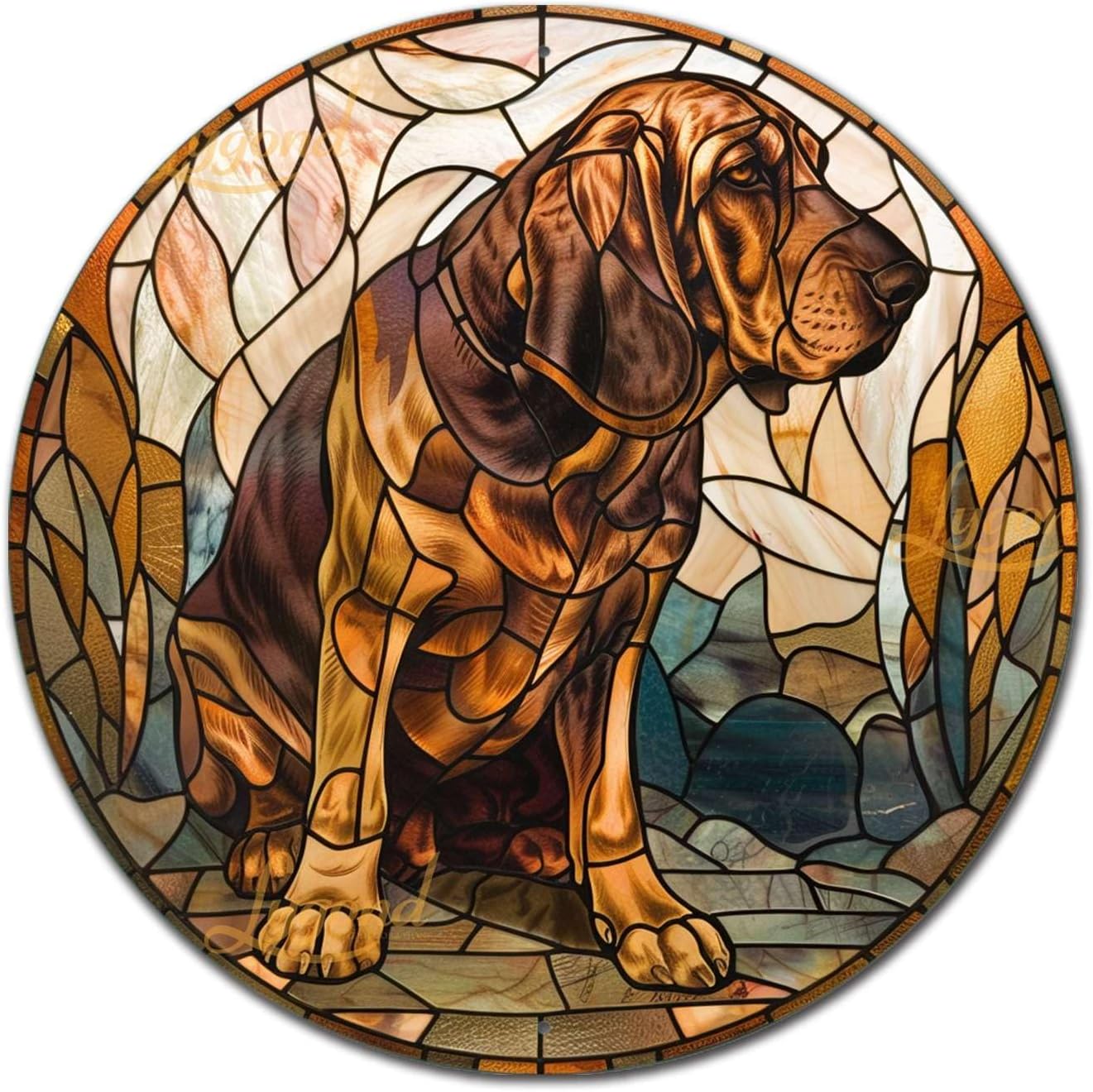 Bloodhound Tin Sign
