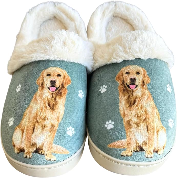 Golden Retriever Dog Baby Pajamas - B0D4QX3YGolden Retriever Dog Slippers