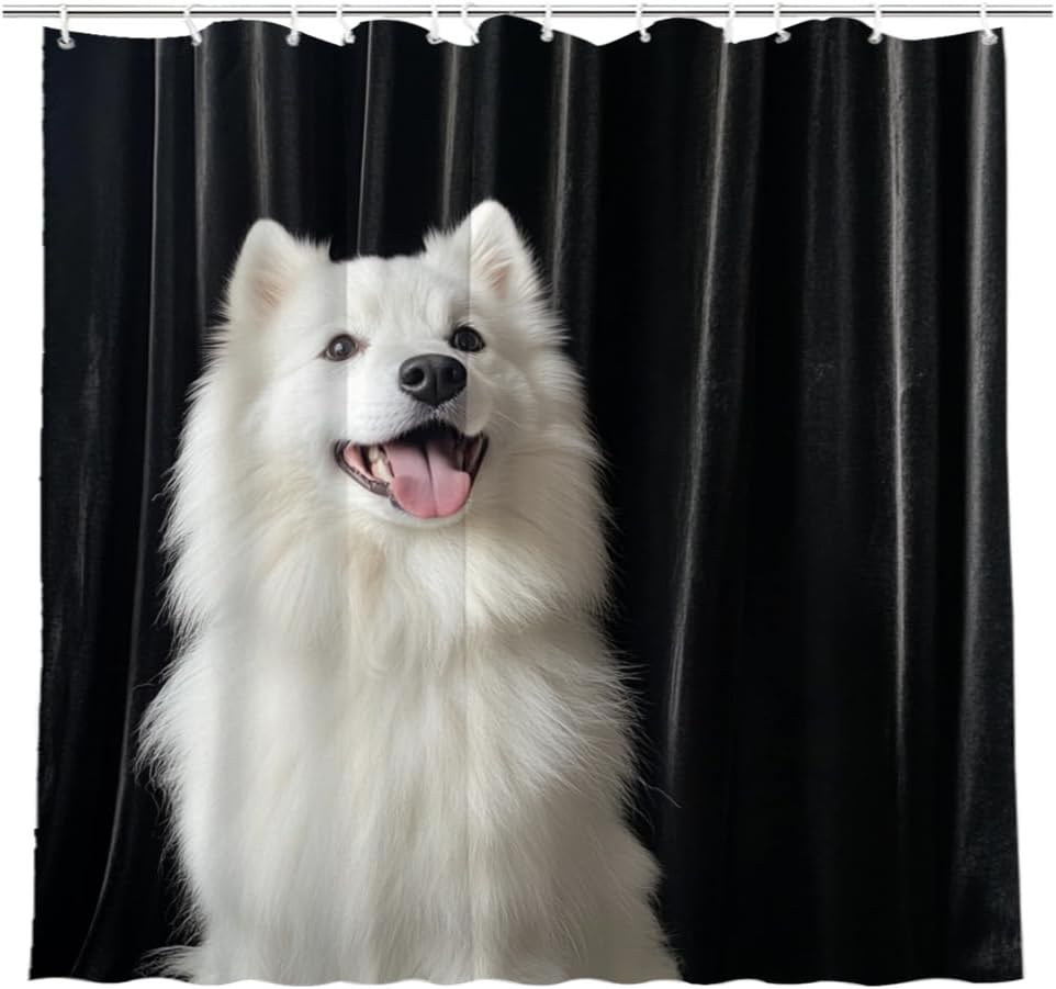 Samoyed Dog Shower Curtain