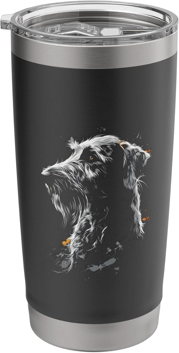 Irish Wolfhound Dog Stainless Tumbler